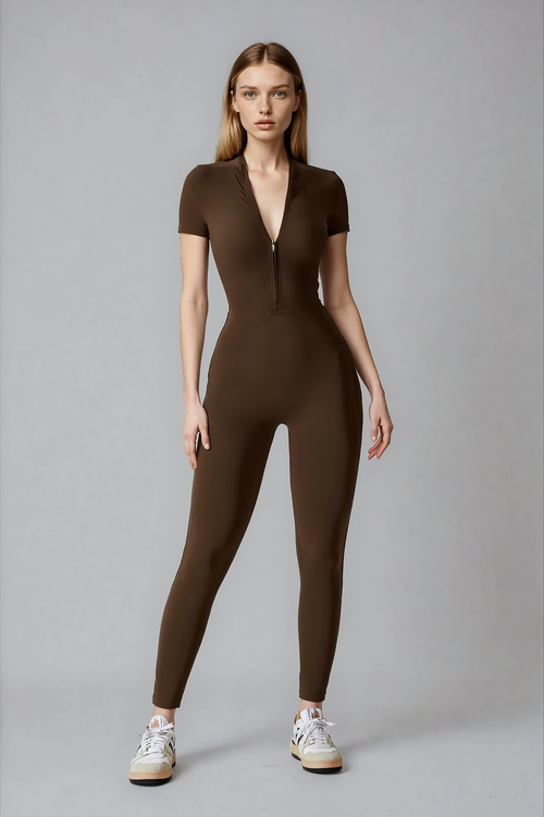 Charlotte Short Sleeve Jumpsuit