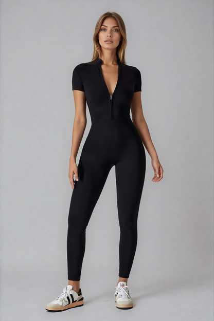 Charlotte Short Sleeve Jumpsuit